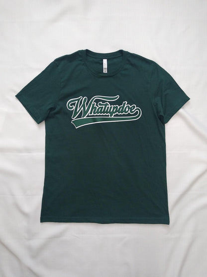 Detroit Whatupdoe Unisex Green & White Sim-Stitch T-Shirt