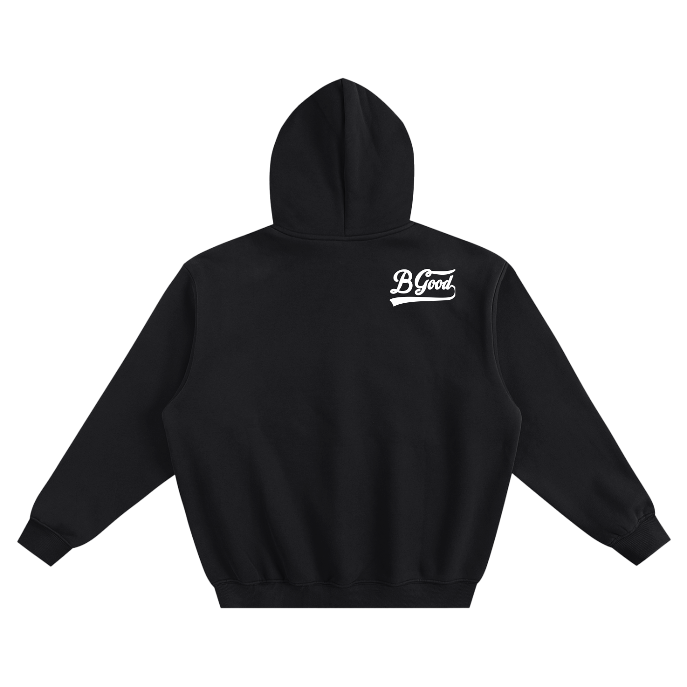 Stay Out of Trouble Grunge Skull Fleeced Boxy Hoodie