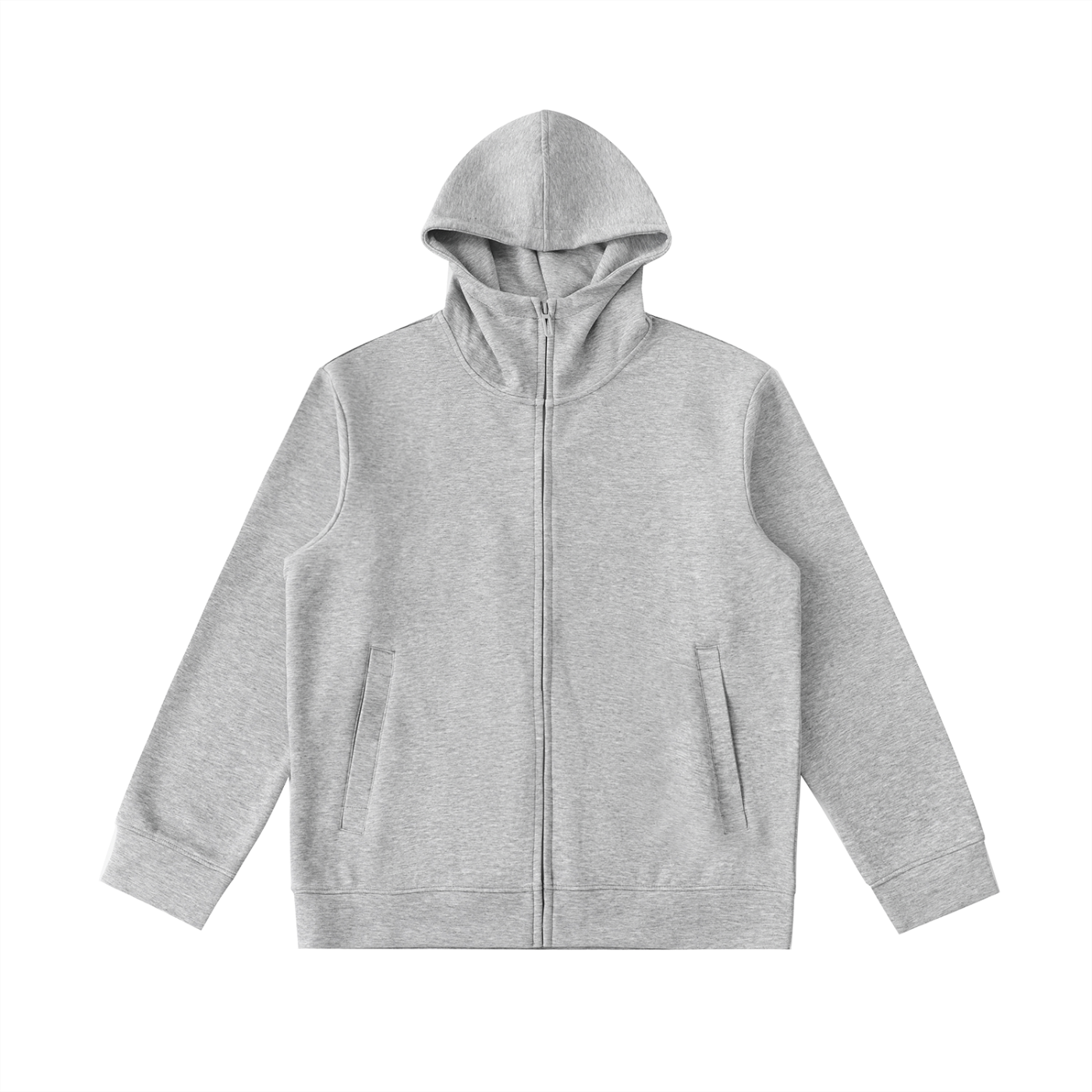 B Good Essential Heavyweight High Neck  Zip-Up Hoodie