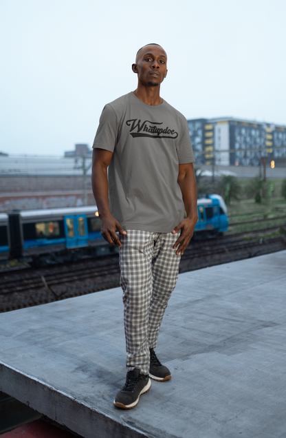 Men's Whatupdoe Black lettering Short Sleeve Shirt in Various Color Combinations