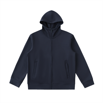 B Good Essential Heavyweight High Neck  Zip-Up Hoodie